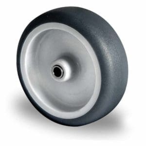 Cascoo Rad Edelstahl TPE | 75 mm - 75 kg | Gleitlager