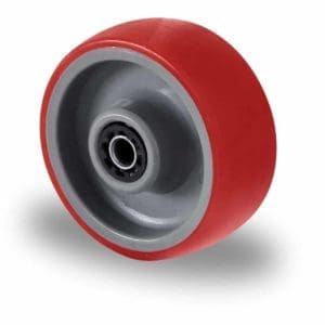 Cascoo Rad Polyurethan rot | 80 mm - 130 kg | Rollenlager