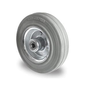 Cascoo Rad Vollgummi grau | 80 mm - 70 kg | Rollenlager