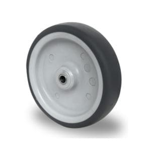 Cascoo Rad Edelstahl TPE | 100 mm - 100 kg | Gleitlager