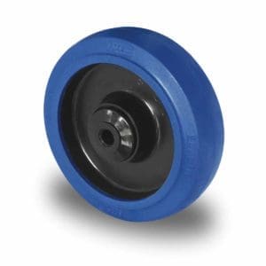 Cascoo Rad Gummi blau | 125 mm - 250 kg | Kugellager