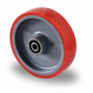Cascoo Rad Polyurethan rot | 160 mm - 350 kg | Rollenlager