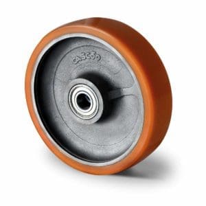 Cascoo Rad Schwerlast Polyurethan | 200 mm - 1000 kg | Doppel-Kugellager