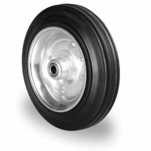 Cascoo Rad Vollgummi schwarz | 200 mm - 205 kg | Rollenlager