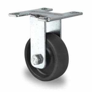 Cascoo Bockrolle Polypropylen schwarz | 50 mm - 30 kg | Gleitlager