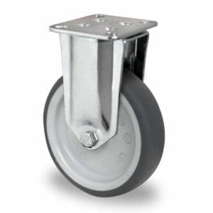 Cascoo Bockrolle TPE | 125 mm - 100 kg | Gleitlager