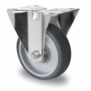 Cascoo Bockrolle TPE | 100 mm - 100 kg | Rollenlager