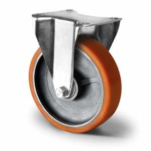 Cascoo Bockrolle Schwerlast Polyurethan | 200 mm - 700 kg | Doppel-Kugellager