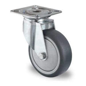 Cascoo Lenkrolle TPE | 75 mm - 75 kg | Kugellager